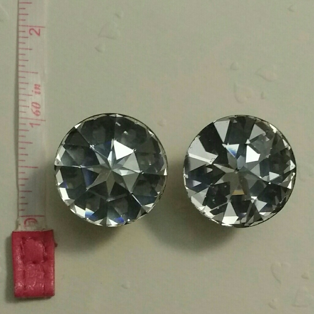 Large Stone Earrings - Picture 5 of 7